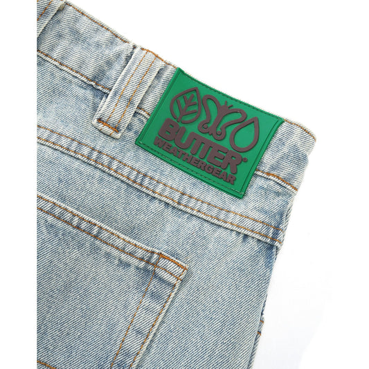 Weathergear Denim Shorts Faded Light Wash
