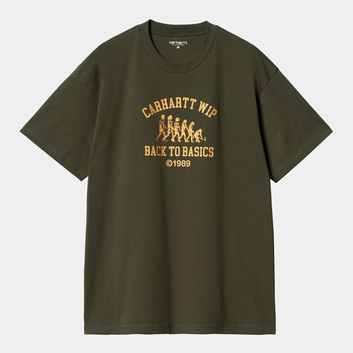 S/s Basics T-shirt - Office Green / Winter Spice