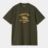 S/s Basics T-shirt - Office Green / Winter Spice