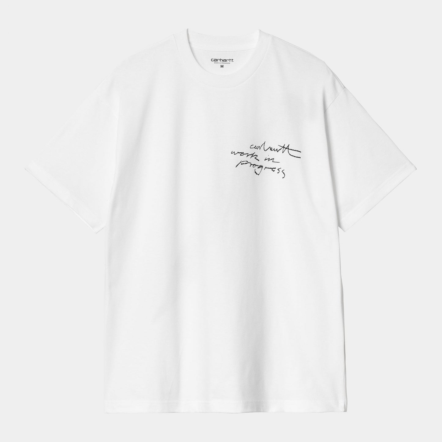S/s Wip Pencil T-shirt - White / Black