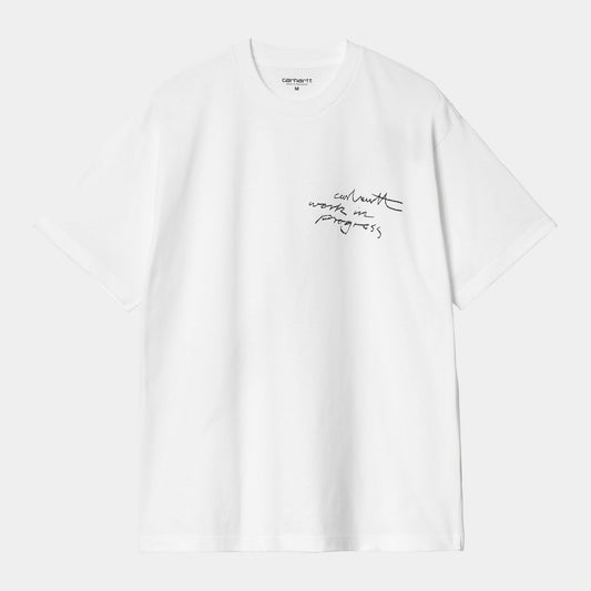S/s Wip Pencil T-shirt - White / Black