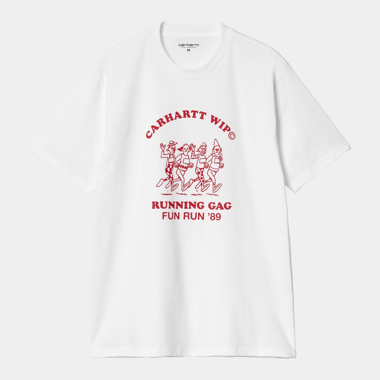 S/s Fun Run T-shirt - White / Red