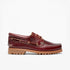 Authentic Handsewn Boat Shoe - Burgundy