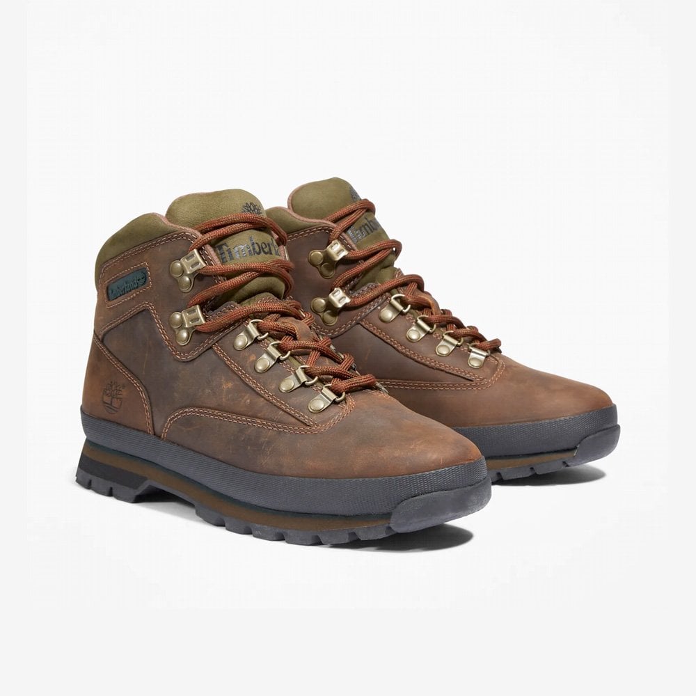 Euro Hiker Mid Lace Boot - Brown