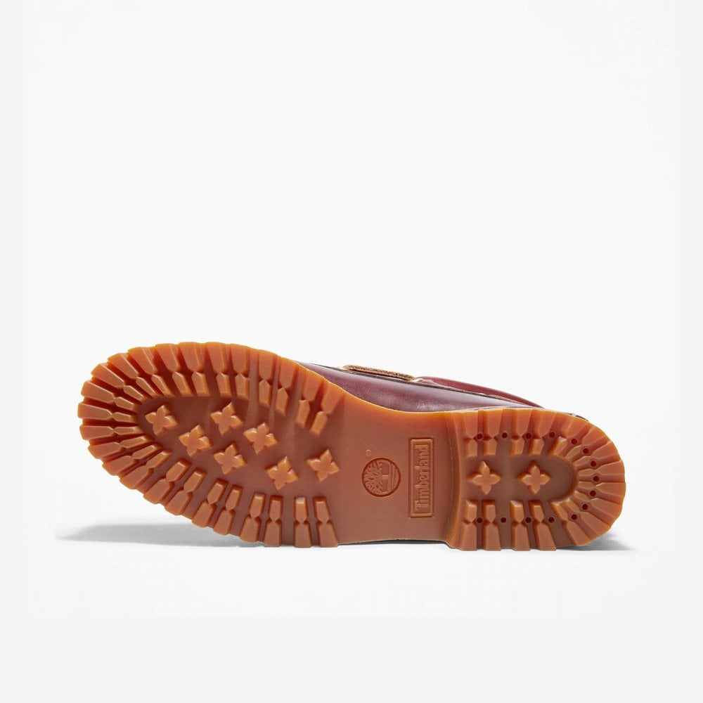 Authentic Handsewn Boat Shoe - Burgundy