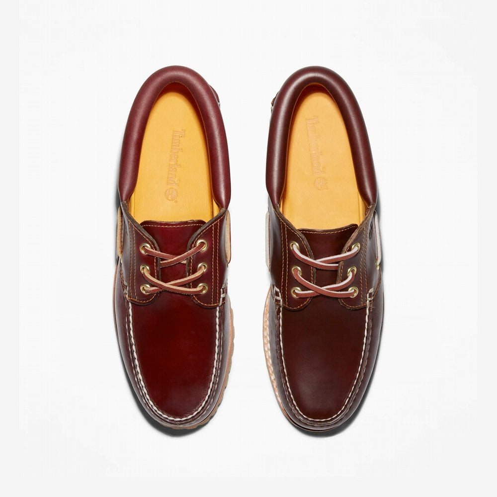 Authentic Handsewn Boat Shoe - Burgundy