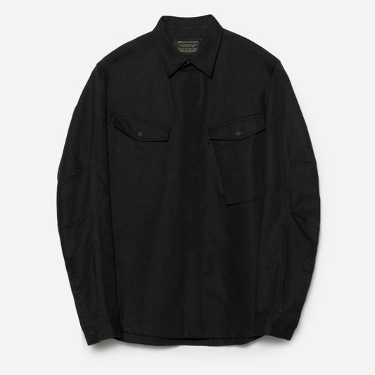 7028 Miltype Organic Custom Shirt - Black