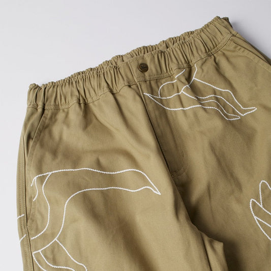 Stitched Up Duck Pants