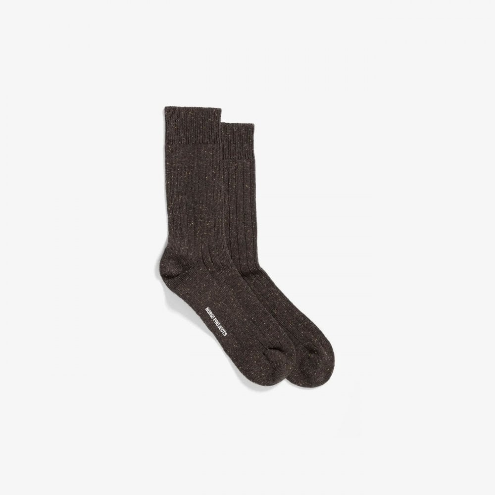 Bjarki Neps Socks - Espresso