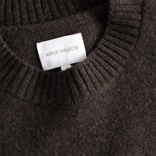 Norse Standard Merino Lambswool Sweater - Heathland Brown