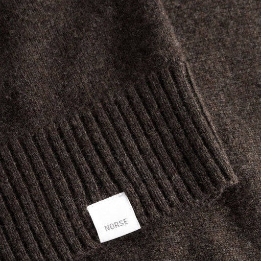 Norse Standard Merino Lambswool Sweater - Heathland Brown