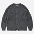 Heavy Wool Round Cardigan - Dark Grey