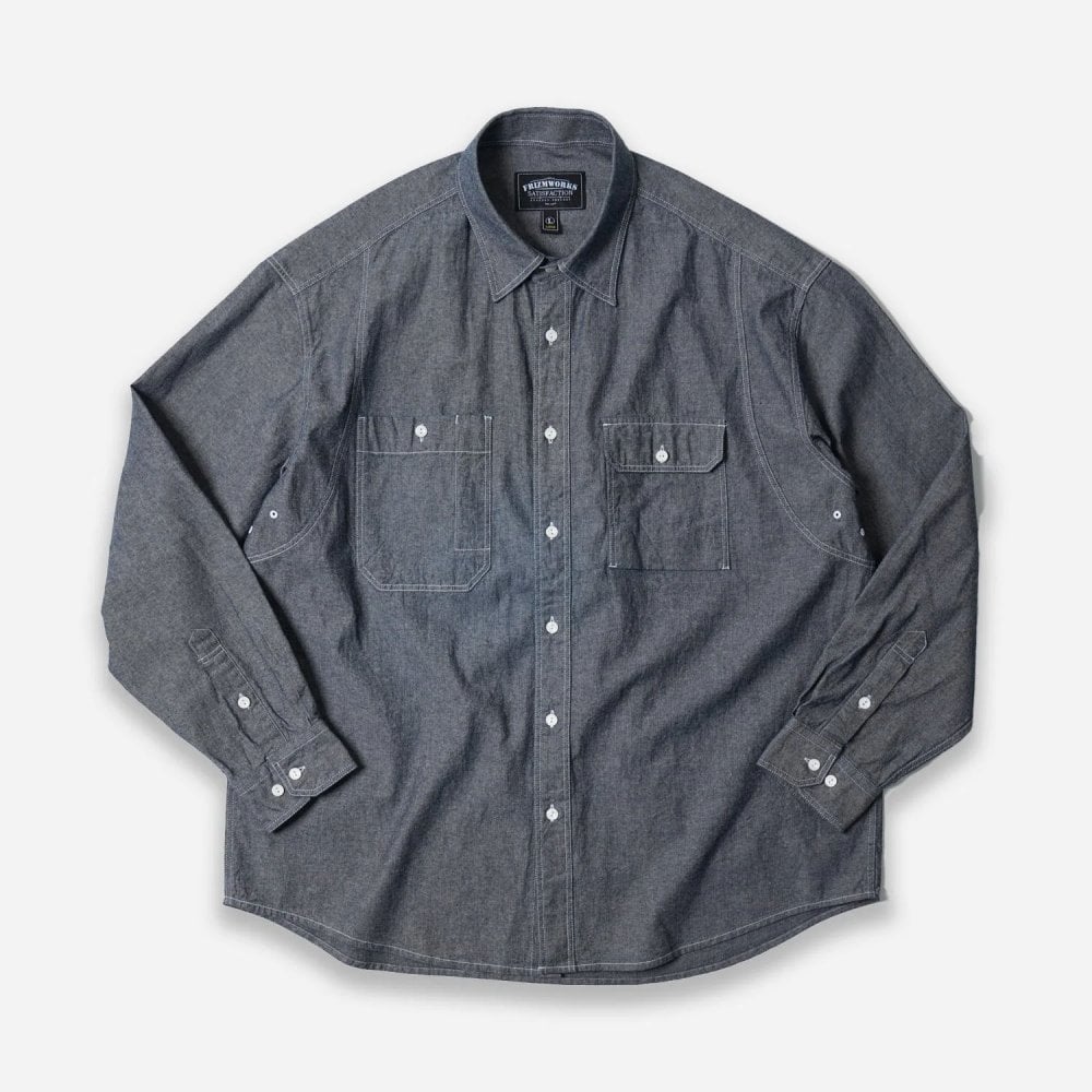 1920s Chambray Work Shirt