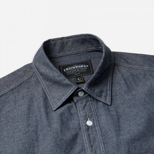1920s Chambray Work Shirt