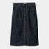 W' Single Knee Skirt Blue Rinsed