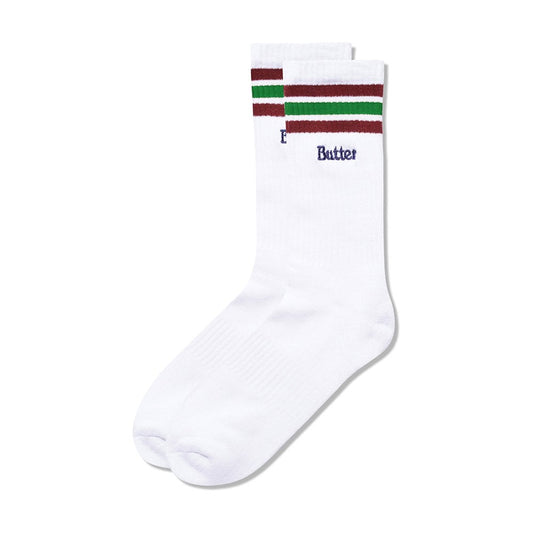Stripe Socks White
