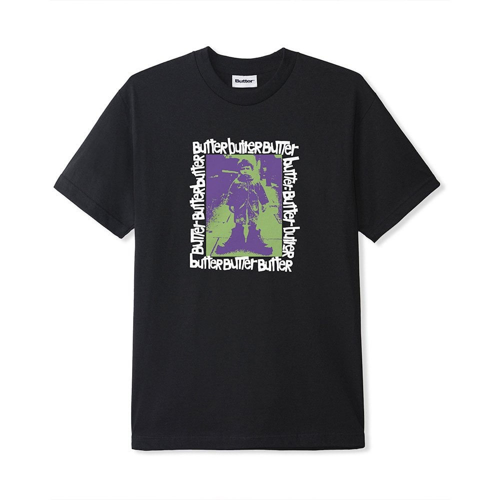 Stolen Boots Tee Black