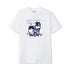Upside Down Tee White