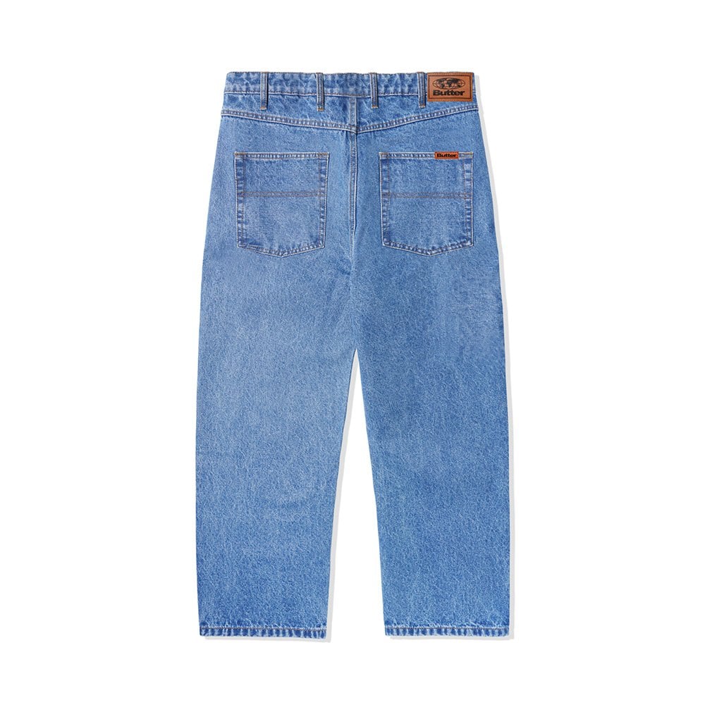 Relaxed Denim Jeans Washed Indigo