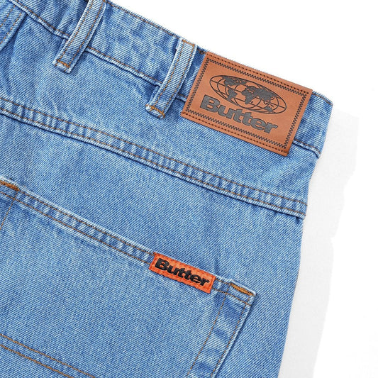 Relaxed Denim Jeans Washed Indigo