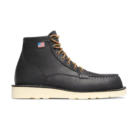 Bull Run Moc Toe 6" - Black