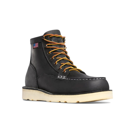 Bull Run Moc Toe 6" - Black