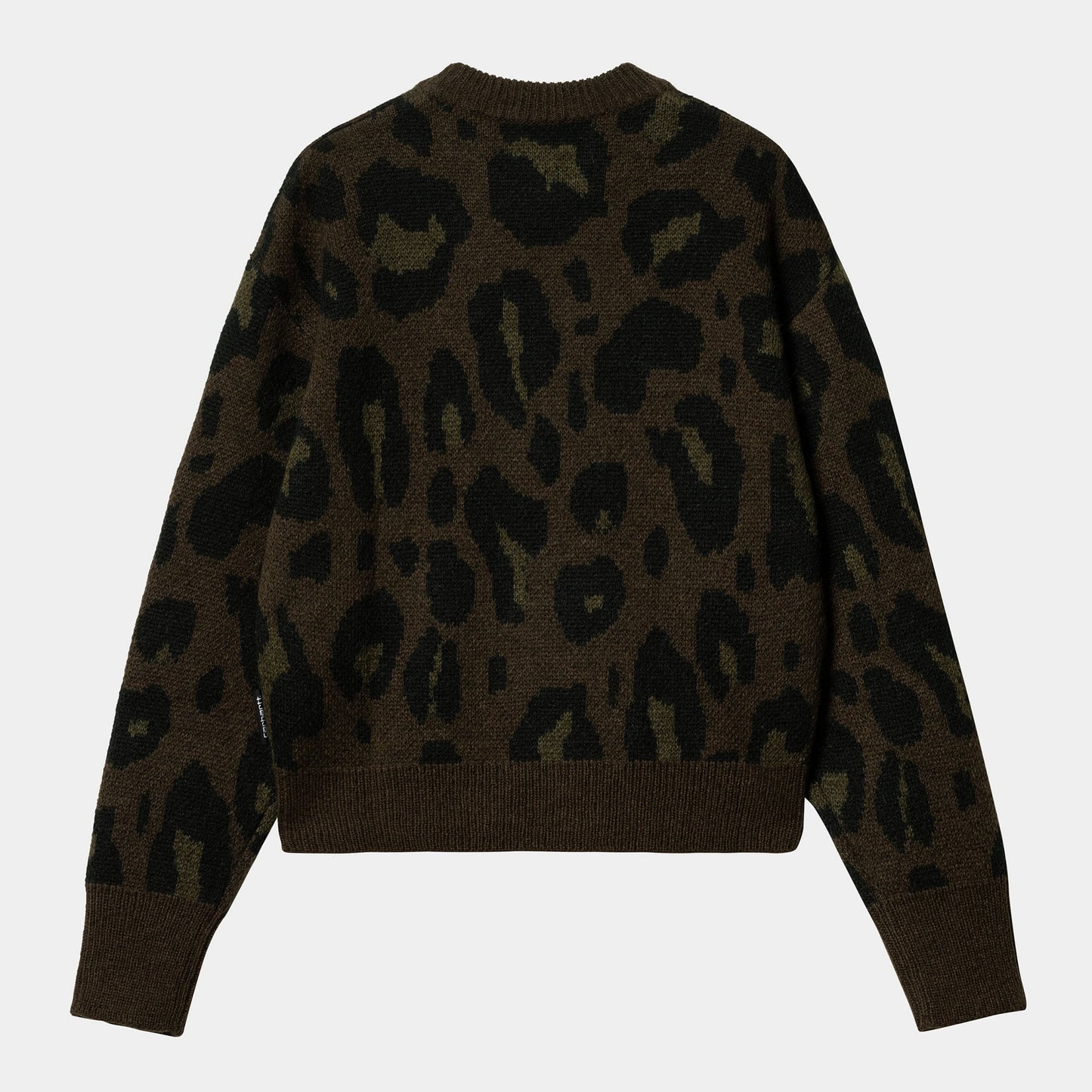Women's W' Merton Sweater - Camo Leo Jacquard, Tamarind