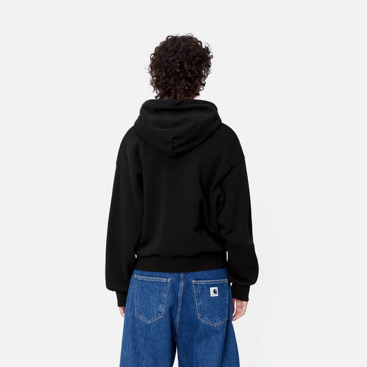 Women's W' Hooded Casey Jacket - Black / Silver