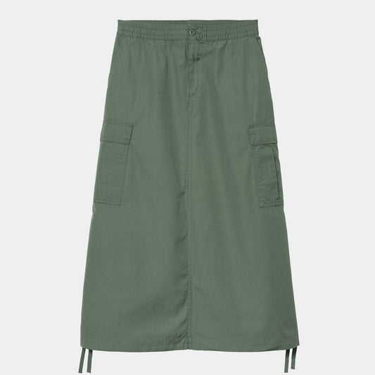 W' Cargo Skirt Long- Duck Green