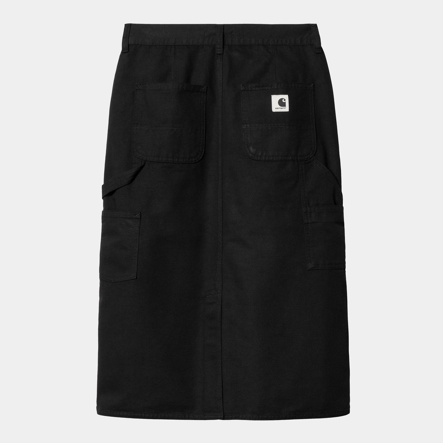 W' Double Knee Skirt Black Rinsed