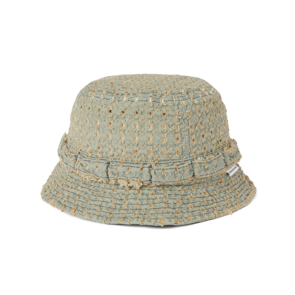 Damaged Denim Jungle Bucket Hat