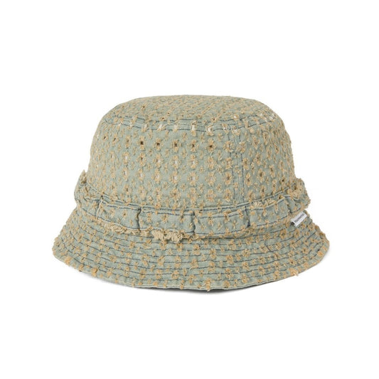Damaged Denim Jungle Bucket Hat