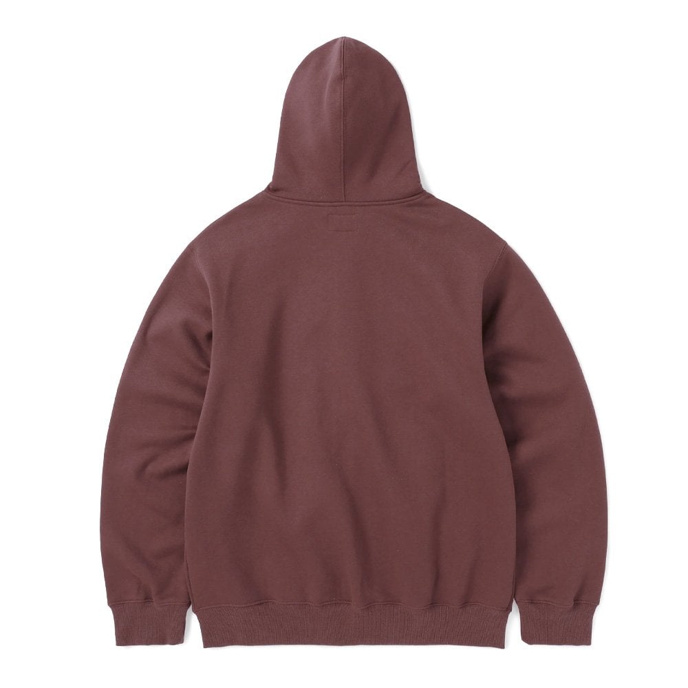 DSN-Logo Zip Up Hoodie - Burgundy