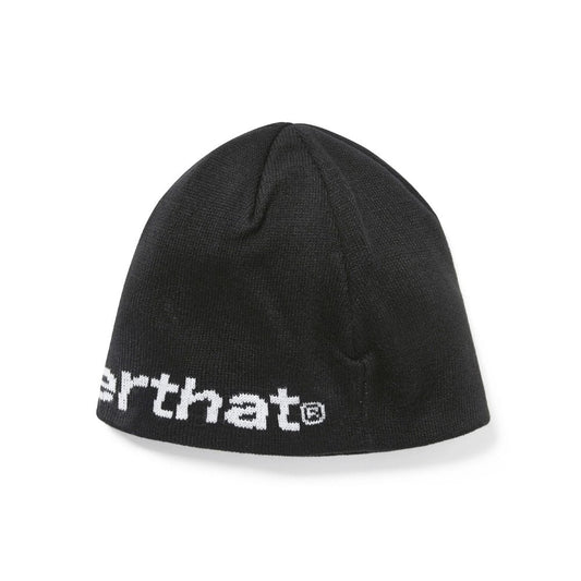 SP-logo No Cuff Beanie - Black