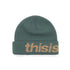 HSP-Logo Big Cuff Beanie - Moss