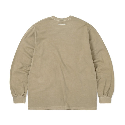 T-logo L/s Tee - Coffee