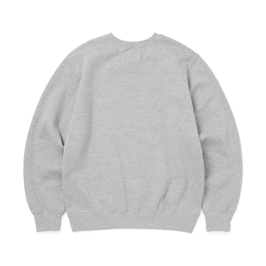 Arch-logo Crewneck - Grey Heather