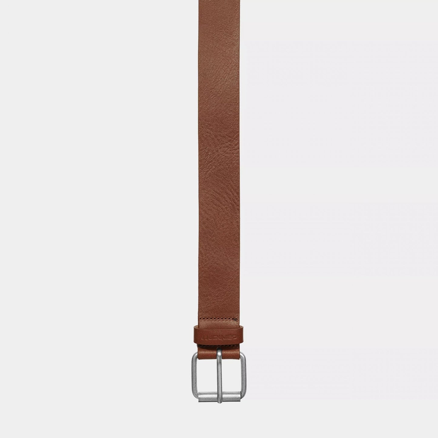 Ryan Belt 100 % Leather Cognac / Silver