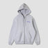 Stan OG Zip Hood - Grey Marl / Navy Print