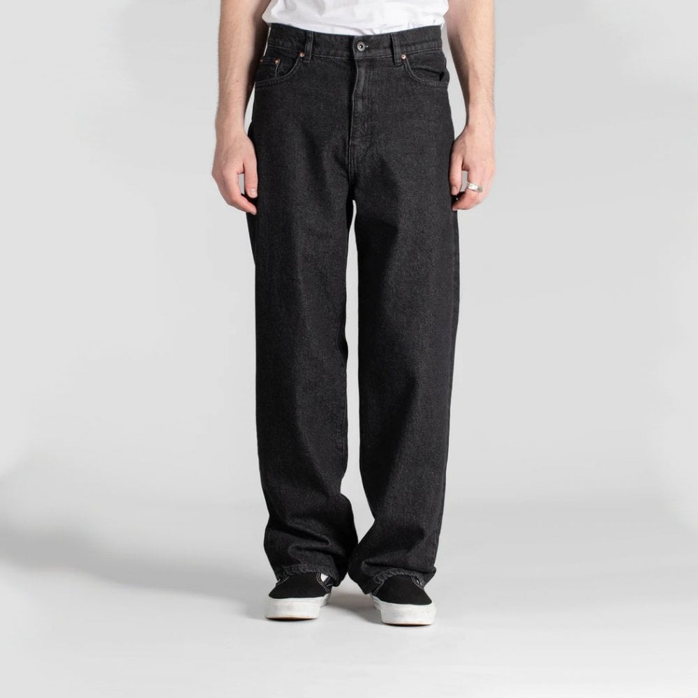 Wide 5 Pocket Pant - Charcoal Denim
