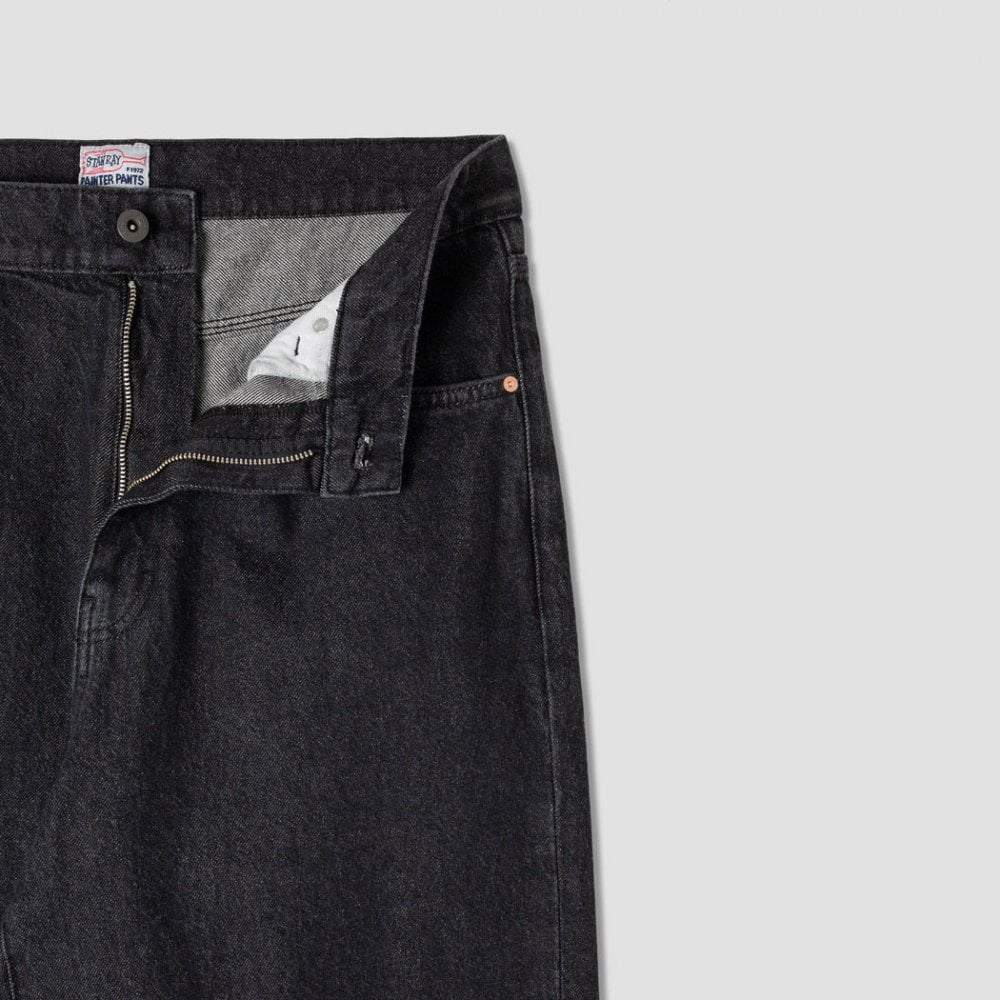 Wide 5 Pocket Pant - Charcoal Denim
