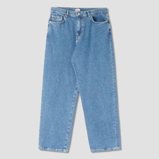Wide 5 Pocket Pant - Heavy Stone Wash Denim