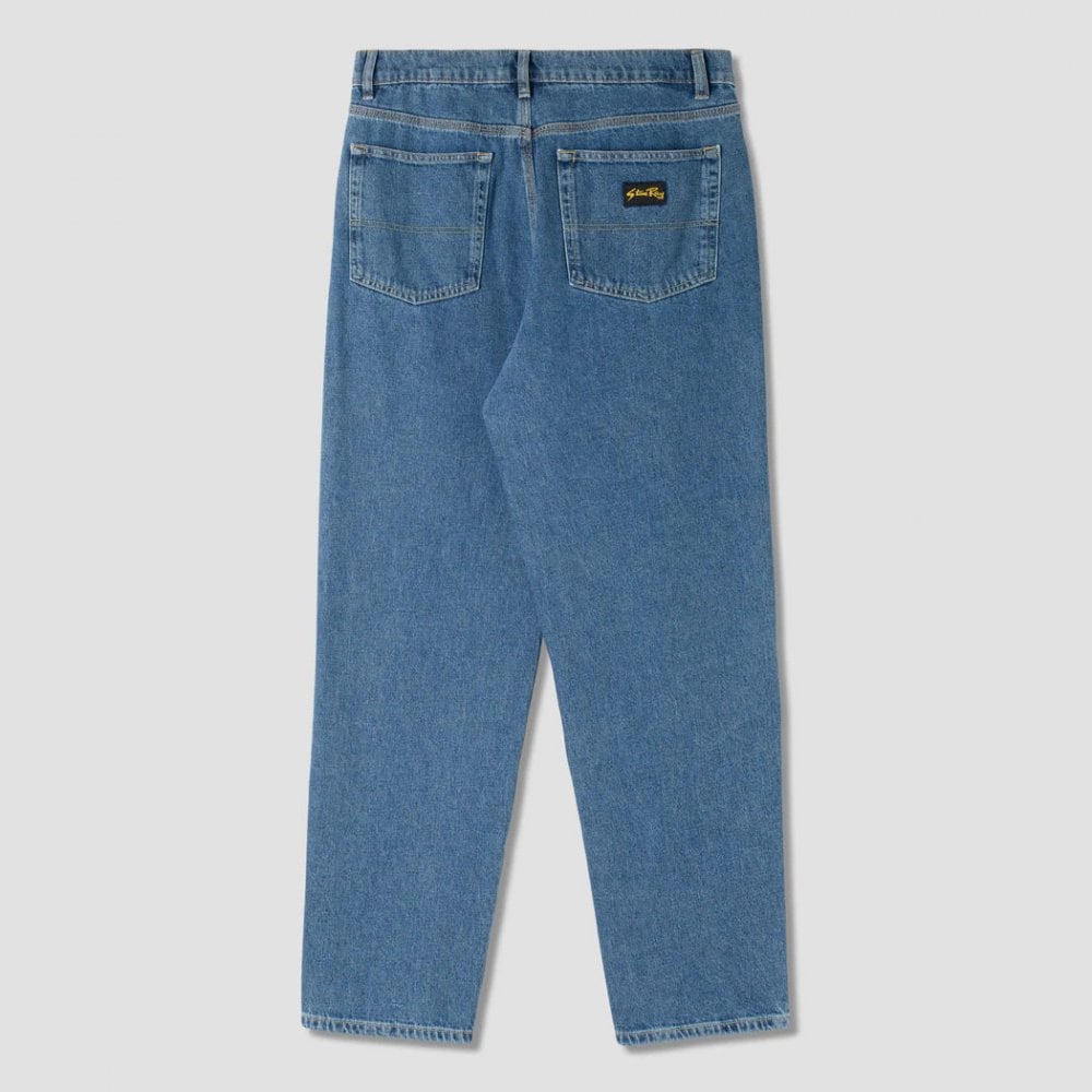 Taper 5 Pocket Jean - Heavy Stone Wash Denim