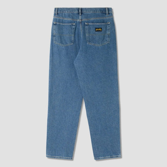 Taper 5 Pocket Jean - Heavy Stone Wash Denim