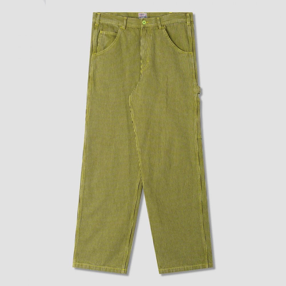 Big Job Painter Pant - Lime / Black Hickory