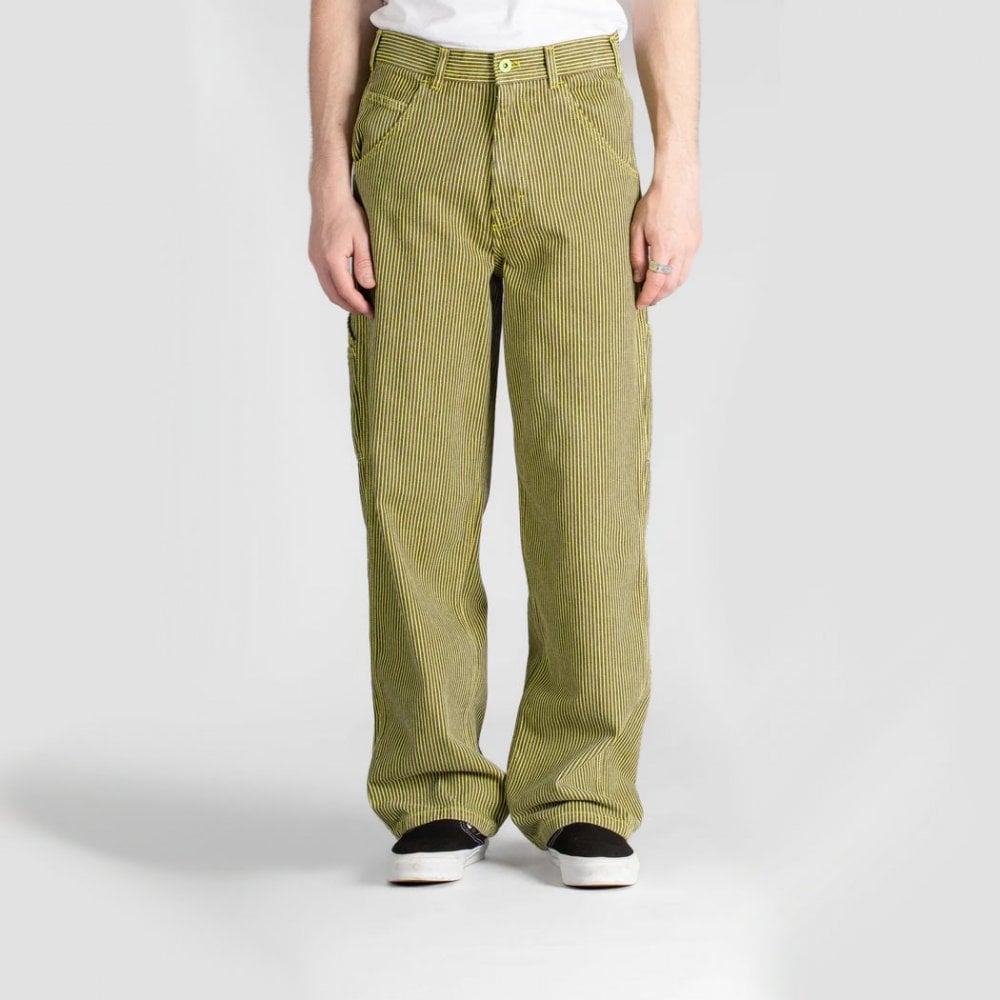Big Job Painter Pant - Lime / Black Hickory