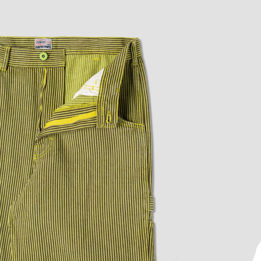 Big Job Painter Pant - Lime / Black Hickory