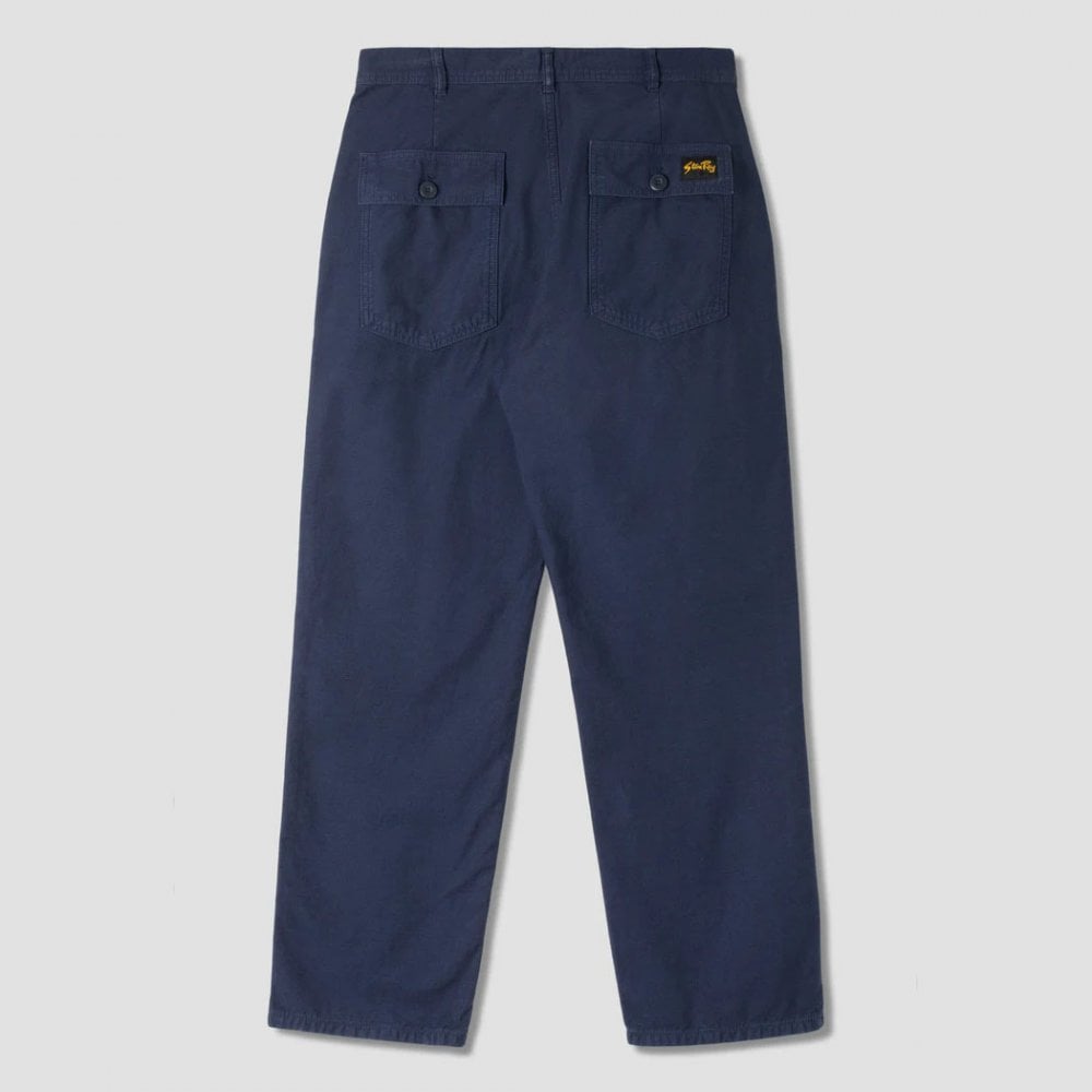 Fat Pant - Navy Sateen