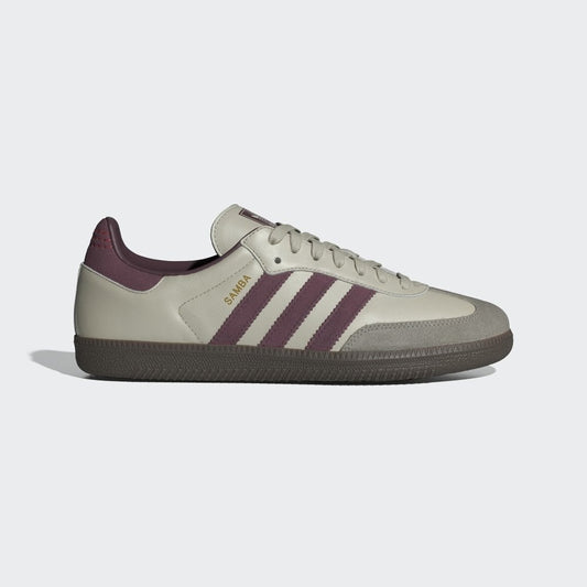 Samba OG - Putty Grey / Maroon / Gold Metallic