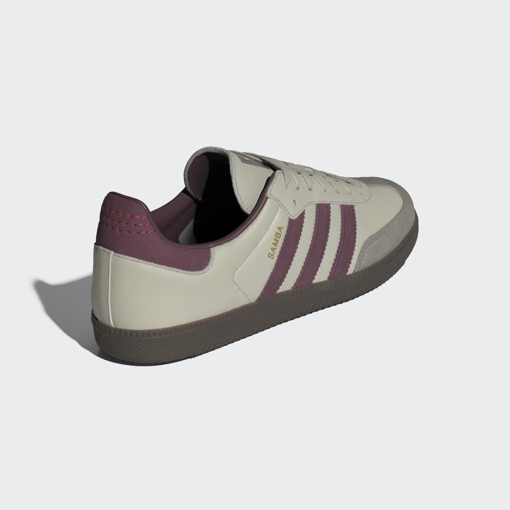 Samba OG - Putty Grey / Maroon / Gold Metallic